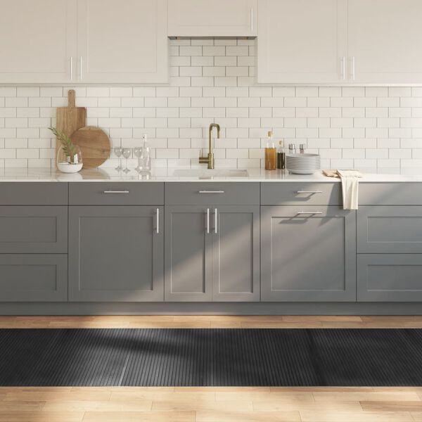 vidaXL Koberec obd&eacute;ln&iacute;kov&yacute; &scaron;ed&yacute; 80 x 300 cm bambus