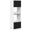 vidaXL Z&aacute;věsn&aacute; skř&iacute;ňka Čern&yacute; dub 60 x 57 x 207 cm Kompozitn&iacute; dřevo