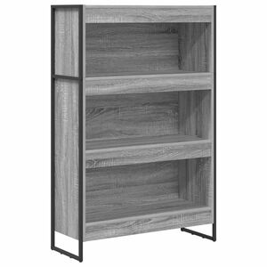 vidaXL Knihovna 80 x 30 x 121 cm Kompozitn&iacute; dřevo &Scaron;ed&aacute; Sonoma