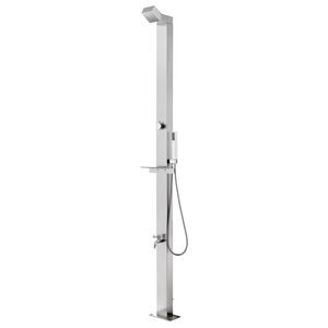 vidaXL Zahradn&iacute; sprcha 220 cm nerezov&aacute; ocel