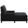 vidaXL Chaise Lounge s pol&scaron;t&aacute;řem Čern&aacute; 91 x 157 x 91 cm samet