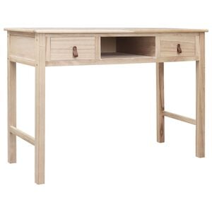 vidaXL Psac&iacute; stůl př&iacute;rodn&iacute; 110 x 45 x 76 cm dřevo