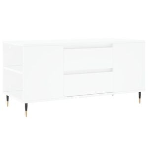 vidaXL Konferenčn&iacute; stolek b&iacute;l&yacute; 102 x 44,5 x 50 cm kompozitn&iacute; dřevo