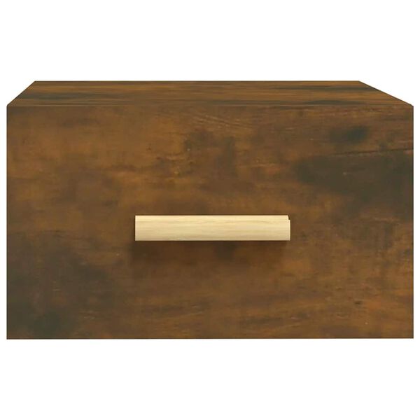 vidaXL N&aacute;stěnn&eacute; nočn&iacute; stolky 2 ks kouřov&yacute; dub 35 x 35 x 20 cm