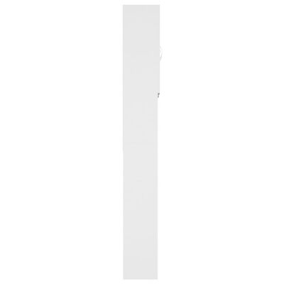 vidaXL Skříňka nad pračku bílá 64 x 25,5 x 190 cm