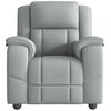 vidaXL Polohovací křeslo světle šedé textil