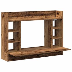 vidaXL N&aacute;stěnn&yacute; stolek Star&eacute; dřevo 105 x 48 x 75 cm Kompozitn&iacute; dřevo
