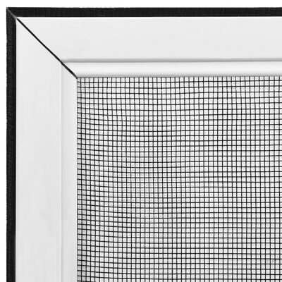 vidaXL Posuvná okenní síť proti hmyzu bílá (75-143) x 50 cm
