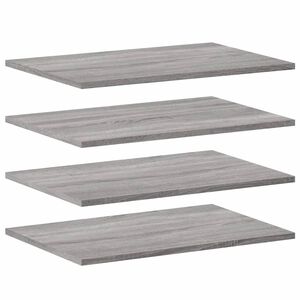 vidaXL N&aacute;stěnn&eacute; police 4 ks &scaron;ed&eacute; sonoma 60x40x1,5 cm kompozitn&iacute; dřevo
