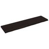 vidaXL Koupelnov&aacute; deska tmavě hněd&aacute; 200x50x(2-6) cm o&scaron;etřen&yacute; masiv