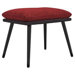 vidaXL Podnožka v&iacute;nov&aacute; 45x29,5x35 cm textil a uměl&aacute; kůže