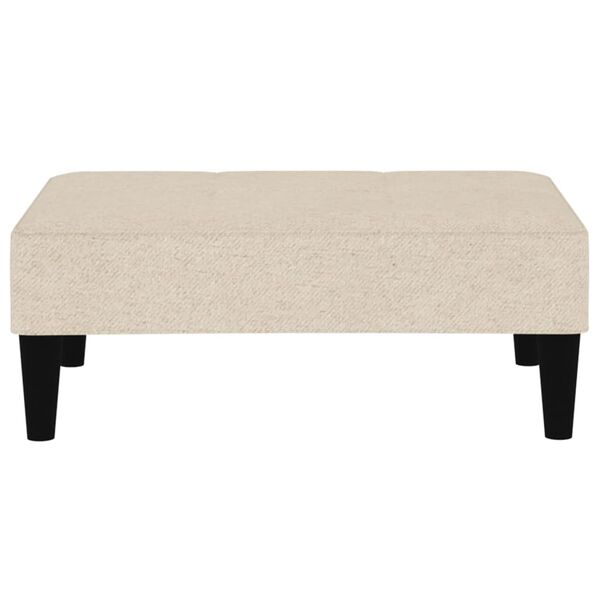 vidaXL Stolička kr&eacute;mov&aacute; tkanina z mikrovl&aacute;kna