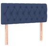 vidaXL Box spring postel s matrac&iacute; modr&aacute; 120x200 cm textil