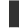 vidaXL Př&iacute;born&iacute;k čern&yacute; 80x30x80 cm kompozitn&iacute; dřevo