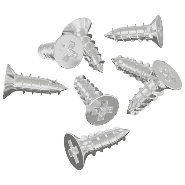 vidaXL Drž&aacute;k na zrcadlo 2 pcs Niklov&aacute; 35 x 30 x 8,3 mm Ocel