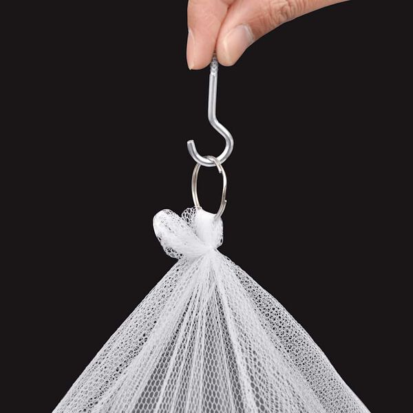 vidaXL Moskytiéra 2 pcs kruhová 56x325x230 cm