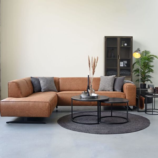 LABEL51 Stojan na časopisy 45 x 20 x 38 cm koňakov&yacute; odst&iacute;n