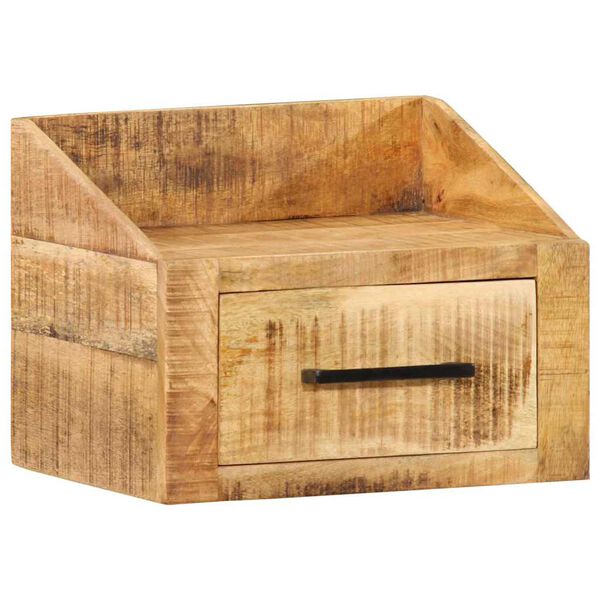 vidaXL Nočn&iacute; skř&iacute;ňka Hněd&aacute; 40 x 30 x 30 cm Masivn&iacute; mangov&eacute; dřevo