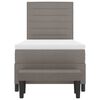 vidaXL Postel s boxspringem s matrac&iacute; s čelo Taupe 90 x 190 cm textil