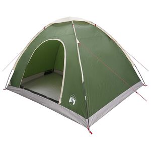 vidaXL Kempingov&yacute; stan se střechou Zelen&aacute; 275 x 215 x 125 cm