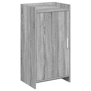 vidaXL Skř&iacute;ň na obuv &Scaron;ed&yacute; Sonoma 48 x 36 x 92 cm Kompozitn&iacute; dřevo
