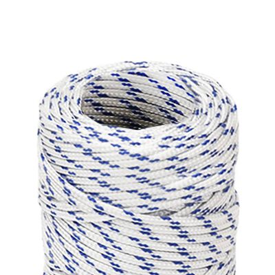 vidaXL Lodní lano bílé 2 mm 25 m polypropylen