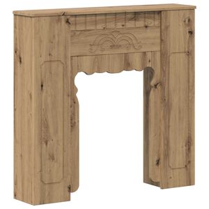 vidaXL R&aacute;m krbu Dub artisan 93 x 20 x 89 cm Kompozitn&iacute; dřevo