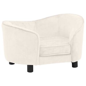 vidaXL Pohovka pro psy kr&eacute;mov&aacute; 69 x 49 x 40 cm ply&scaron;