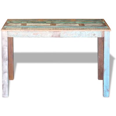 vidaXL Jídelní stůl masivní recyklované dřevo 115 x 60 x 76 cm