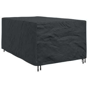 vidaXL Pokryv na n&aacute;bytek Jednobarevn&yacute; Čern&aacute; 143 x 225 x 90 cm 600D