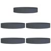 vidaXL Květin&aacute;čov&yacute; kroužek 5 pcs Antracit 120 x 120 x 20 cm