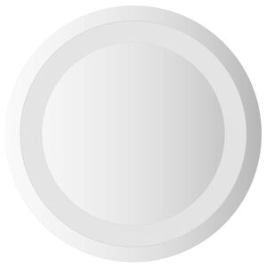 vidaXL LED koupelnov&eacute; zrcadlo Transparentn&iacute; &Oslash; 30 cm tvrzen&eacute; sklo