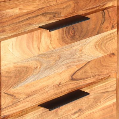 vidaXL Skříňka se zásuvkami 118x33x75 cm masivní akáciové dřevo