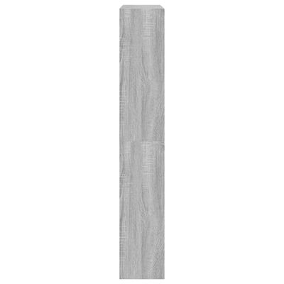 vidaXL Botník šedý sonoma 80 x 21 x 125,5 cm kompozitní dřevo