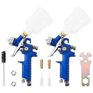 vidaXL Sady stř&iacute;kac&iacute;ch pistol&iacute; HVLP s 125 ml poh&aacute;rem Tryska 0,8 mm