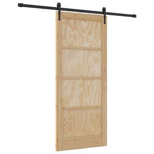 vidaXL Posuvn&eacute; dveře ORKDAL 86 x 198,5 cm Masivn&iacute; borovicov&eacute; dřevo