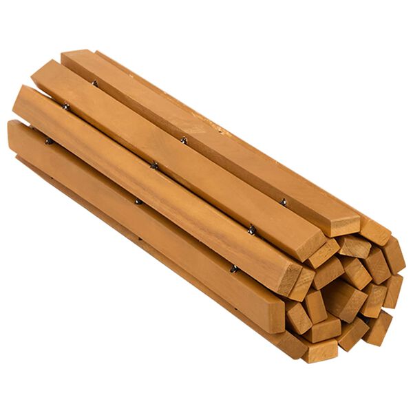 vidaXL Protiskluzov&aacute; podložka Jednobarevn&yacute; Hněd&aacute; 60 x 40 cm dřevo