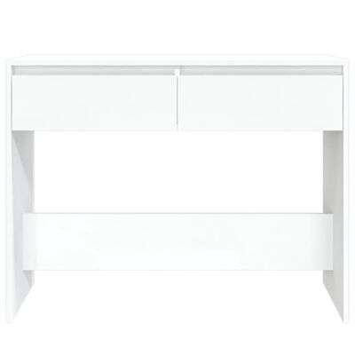 vidaXL Konzolový stolek bílý 100 x 35 x 76,5 cm dřevotříska