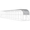 vidaXL Kurn&iacute;k proti zdi Stř&iacute;brn&aacute; 1200 x 200 x 215 cm Pozinkovan&aacute; ocel