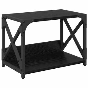 vidaXL Stojan na tisk&aacute;rnu Čern&yacute; dub 44 x 26 x 31.5 cm Kompozitn&iacute; dřevo