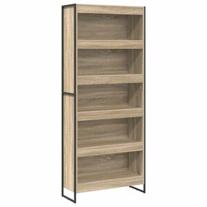 vidaXL Knihovna 80 x 30 x 189,5 cm Kompozitn&iacute; dřevo Sonoma