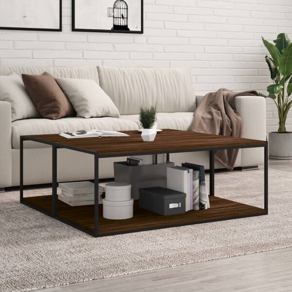 vidaXL N&aacute;stěnn&eacute; police 4 ks hněd&yacute; dub 100x50x1,5 cm kompozitn&iacute; dřevo