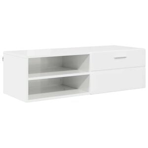 vidaXL Dřevěn&aacute; skř&iacute;ň Betonově &scaron;ed&aacute; 100,5 x 39 x 30 cm kompozitn&iacute; dřevo