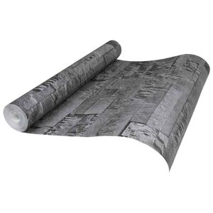 vidaXL 3D kamenn&aacute; tapeta Čern&aacute; 10 x 0,53 m Netkan&aacute; textilie