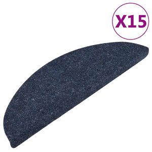 vidaXL Samolepic&iacute; n&aacute;&scaron;lapy na schody 15 ks 56x17x3 cm modr&eacute;