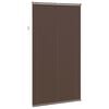 vidaXL Venet &scaron;koln&iacute; žaluzie Tmavě hněd&aacute; s vzorem 213 x 120 cm PVC