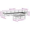 vidaXL Venkovn&iacute; pohovkov&aacute; souprava 8 pcs Př&iacute;rodn&iacute;