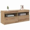 vidaXL TV wall cabinet N&aacute;stěnn&yacute; Artisanov&yacute; dub 100 x 30 x 40 cm