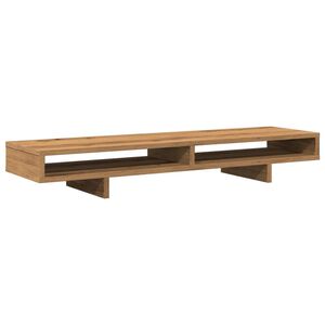 vidaXL Stojan na monitor dub artisan 100 x 27 x 15 cm kompozitn&iacute; dřevo