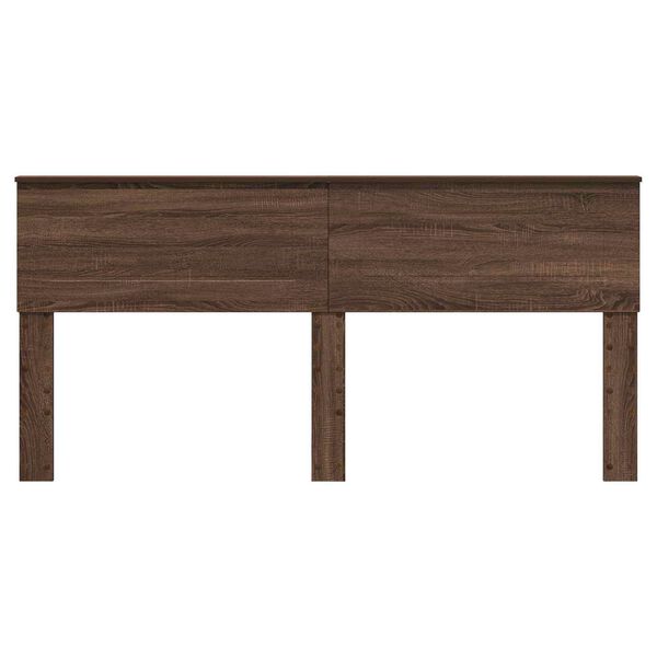 vidaXL Čelo postele Hněd&yacute; dub 200 cm Kompozitn&iacute; dřevo